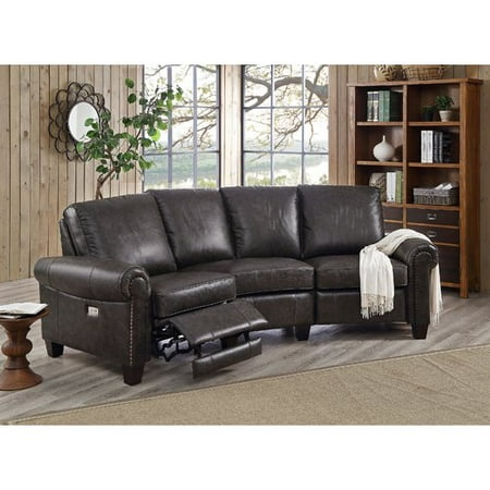 brown leather reclining sectional modern hydeline arlington leather reclining sectional walmartcom brown leather reclining sectional modern hydeline arlington leather reclining sectional walmartcom